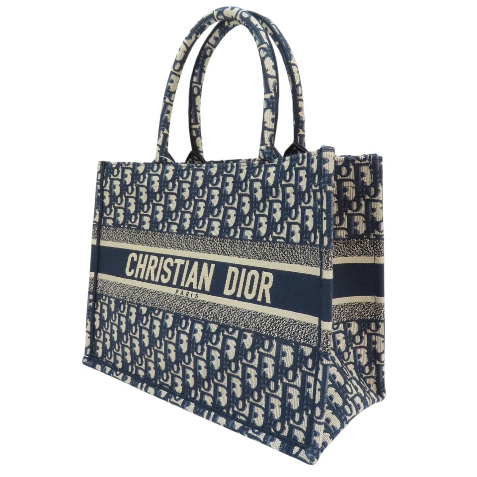 Dior Oblique Embroidered Book Tote Large