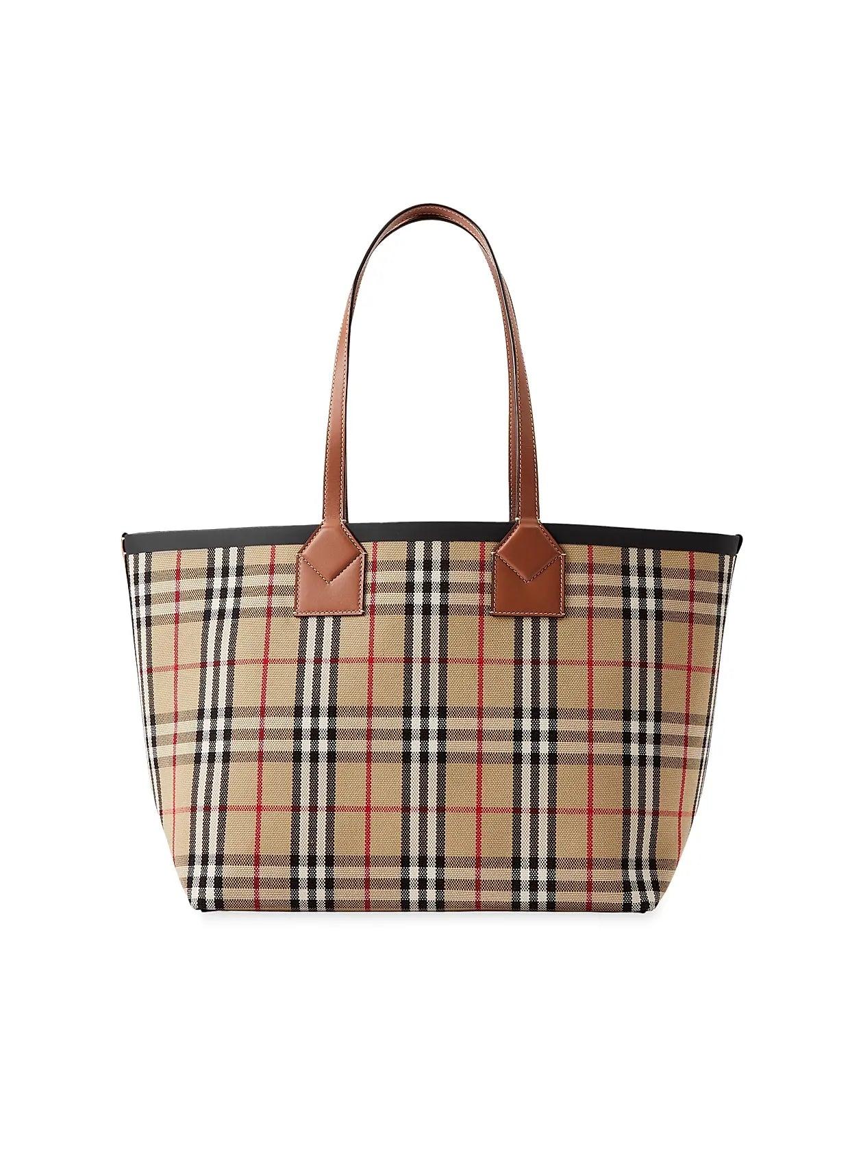 Burberry  Medium London Check Tote Bag