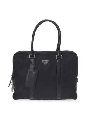 Prada Tessuto Logo Messenger Bag