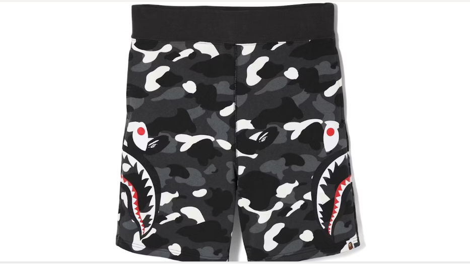 BAPE City Camo Side Shark Sweat Shorts