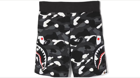 BAPE City Camo Side Shark Sweat Shorts
