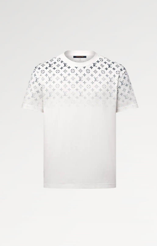 Louis Vuitton Gradient Cotton T-Shirt/ White